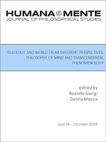 Teleology and World from Different Perspectives: Philosophy of Mind and Transcendental Phenomenology