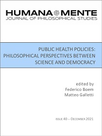 Public Health Policies: Philosophical Perspectives Between Science and Democracy