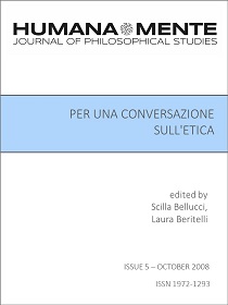 Per una conversazione sull'etica